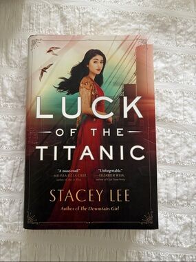 Indigo Luck of the Titanic Hardcover with Red and Gold Cover Art